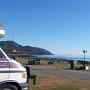 ON traverse à Rivière-du-Loup et on couche au camping municipal Saint-Siméon.